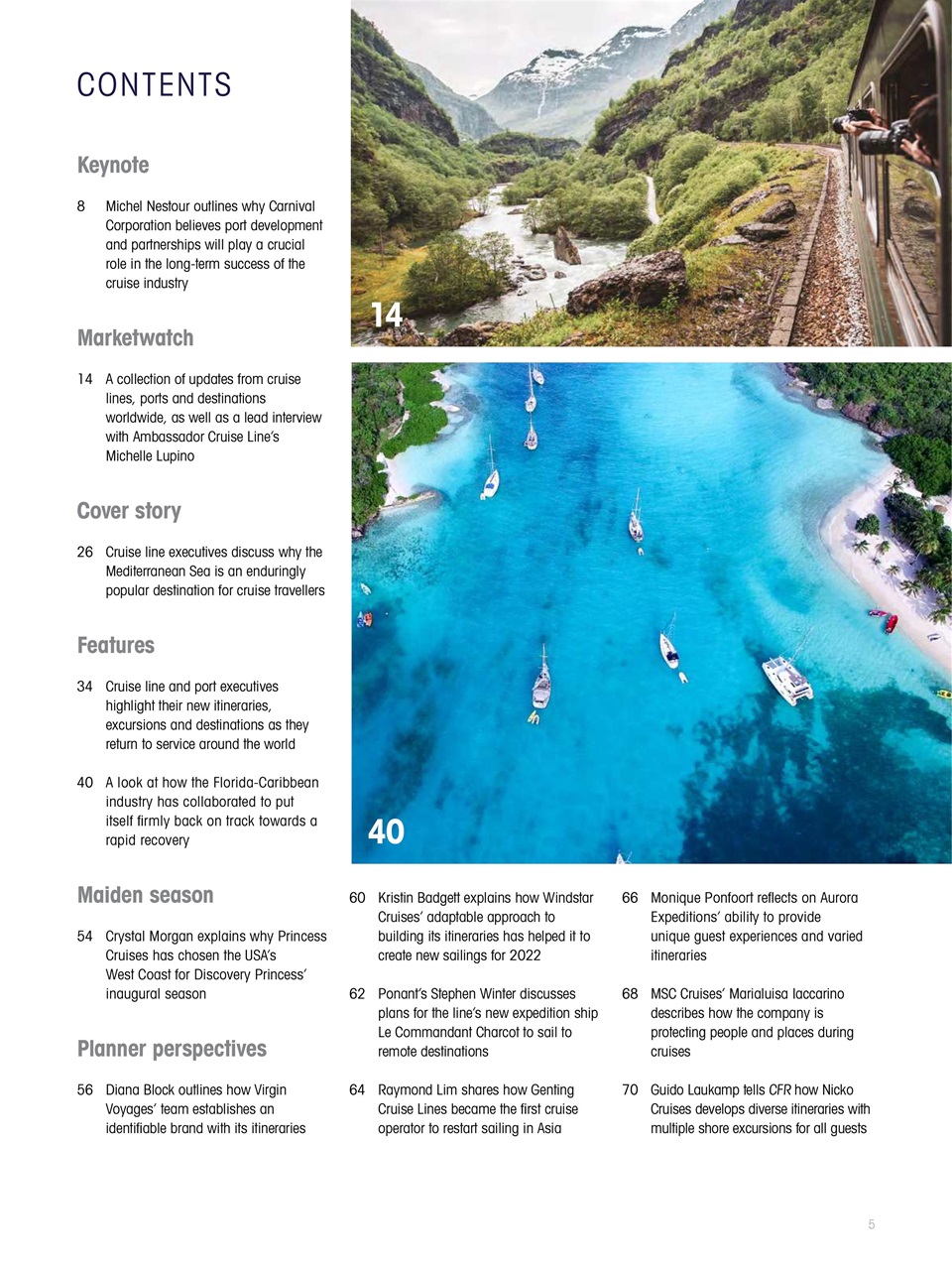 Cruise & Ferry Preview Pages