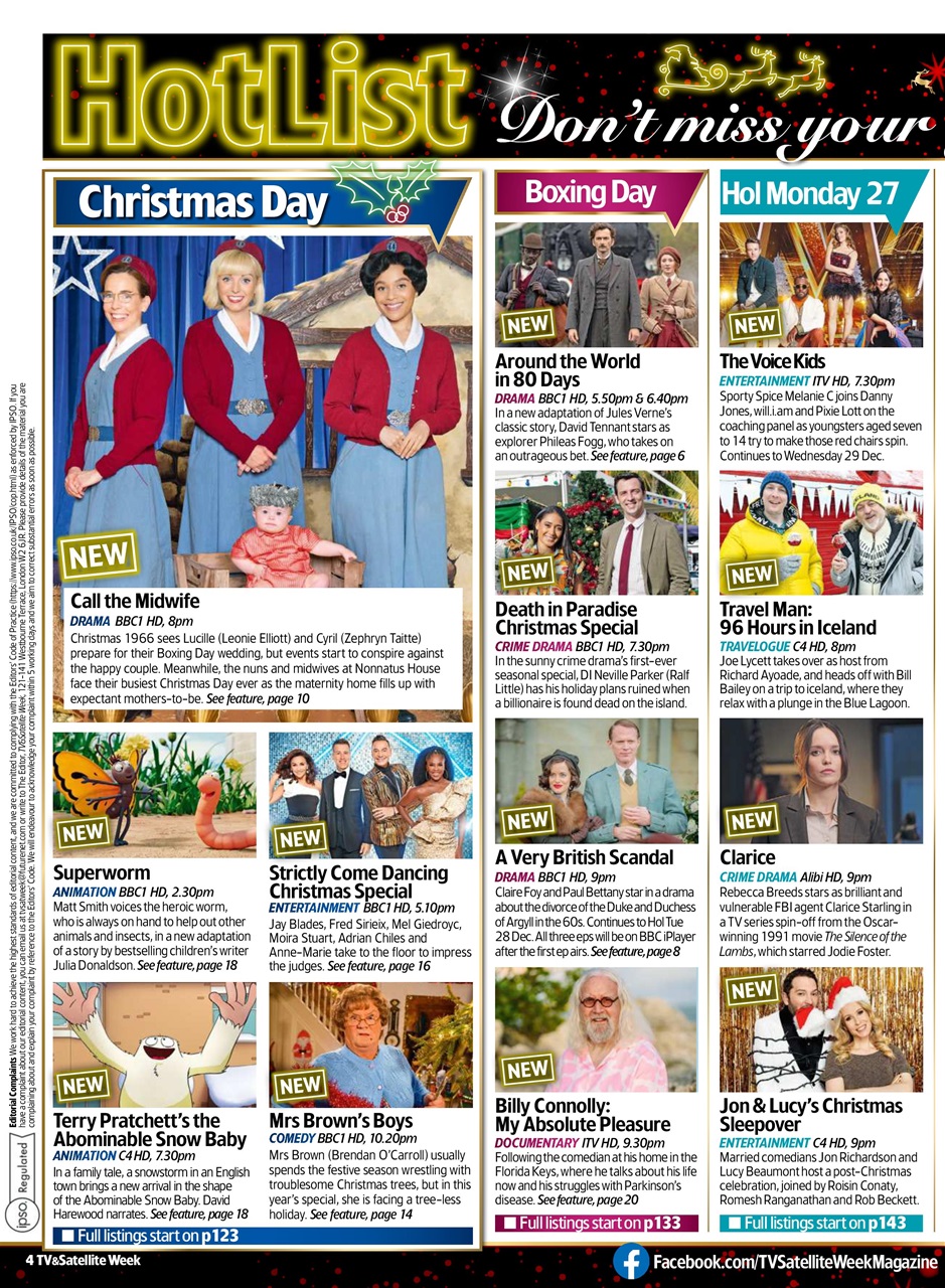 TV & Satellite Week Preview Pages