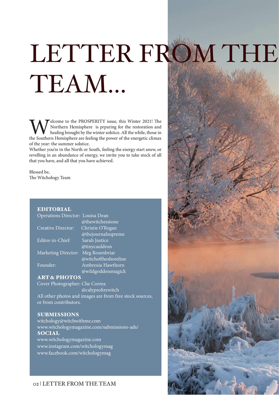 Witchology Magazine Preview Pages