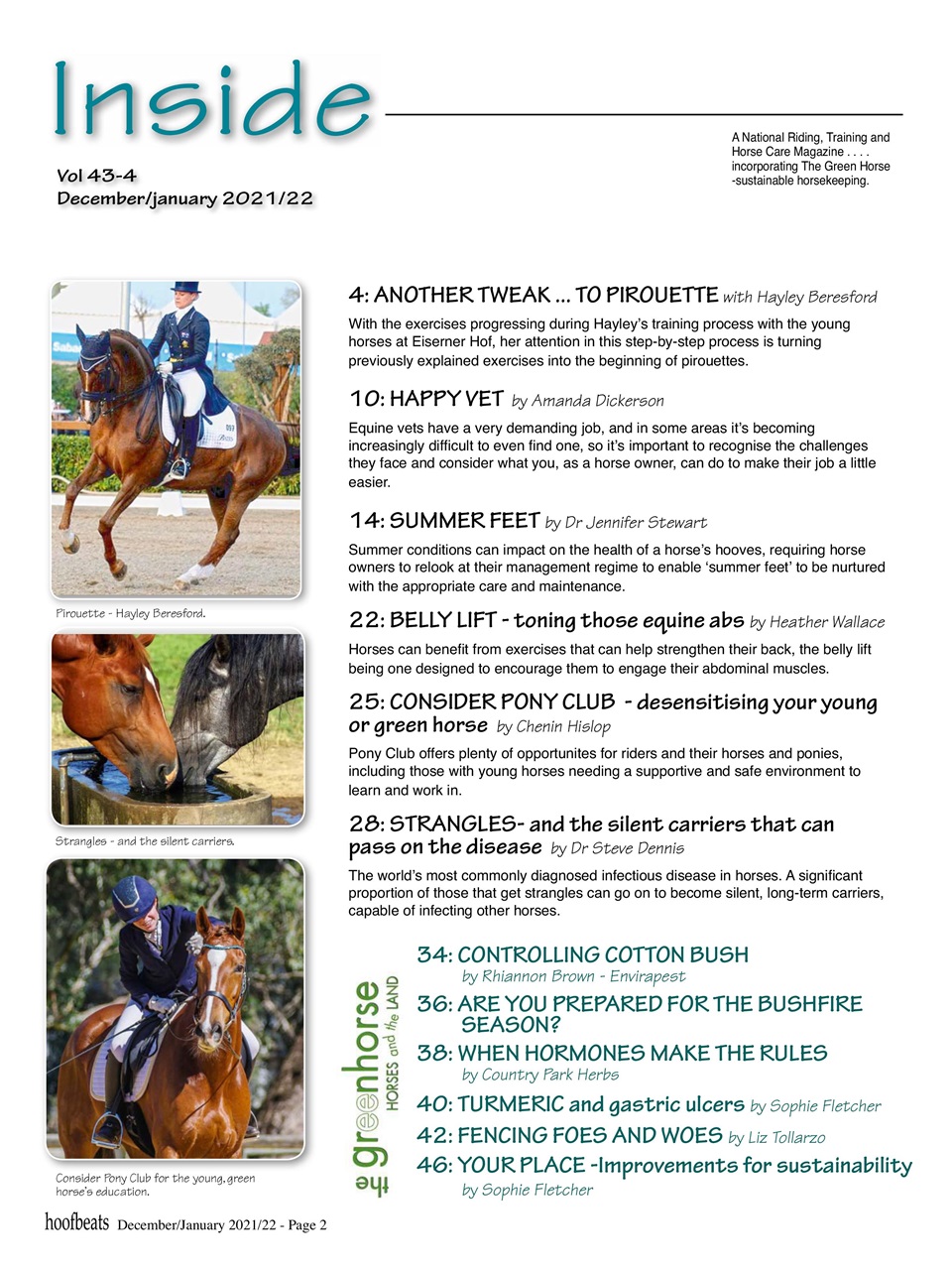 Hoofbeats Preview Pages