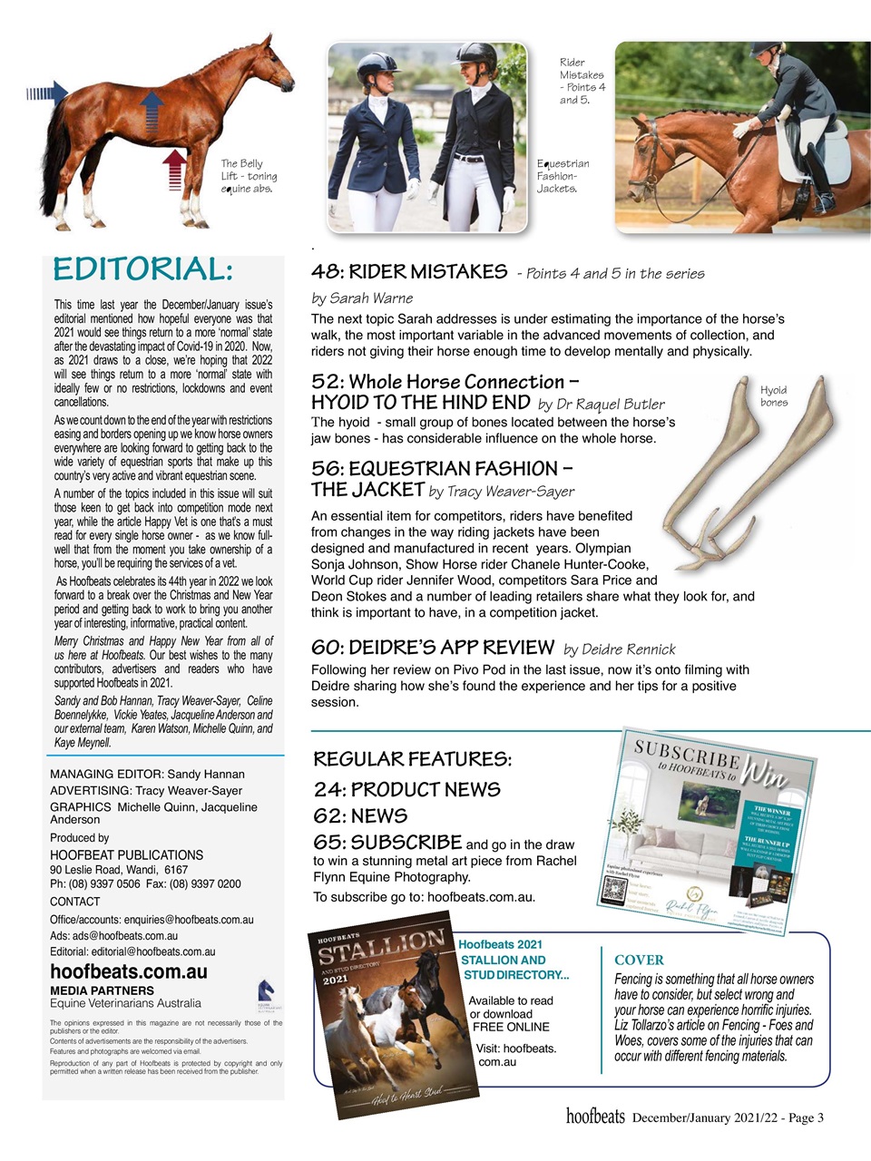 Hoofbeats Preview Pages