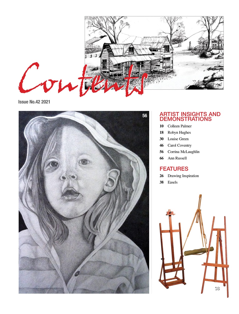 Australian Drawing and Inspiration Preview Pages