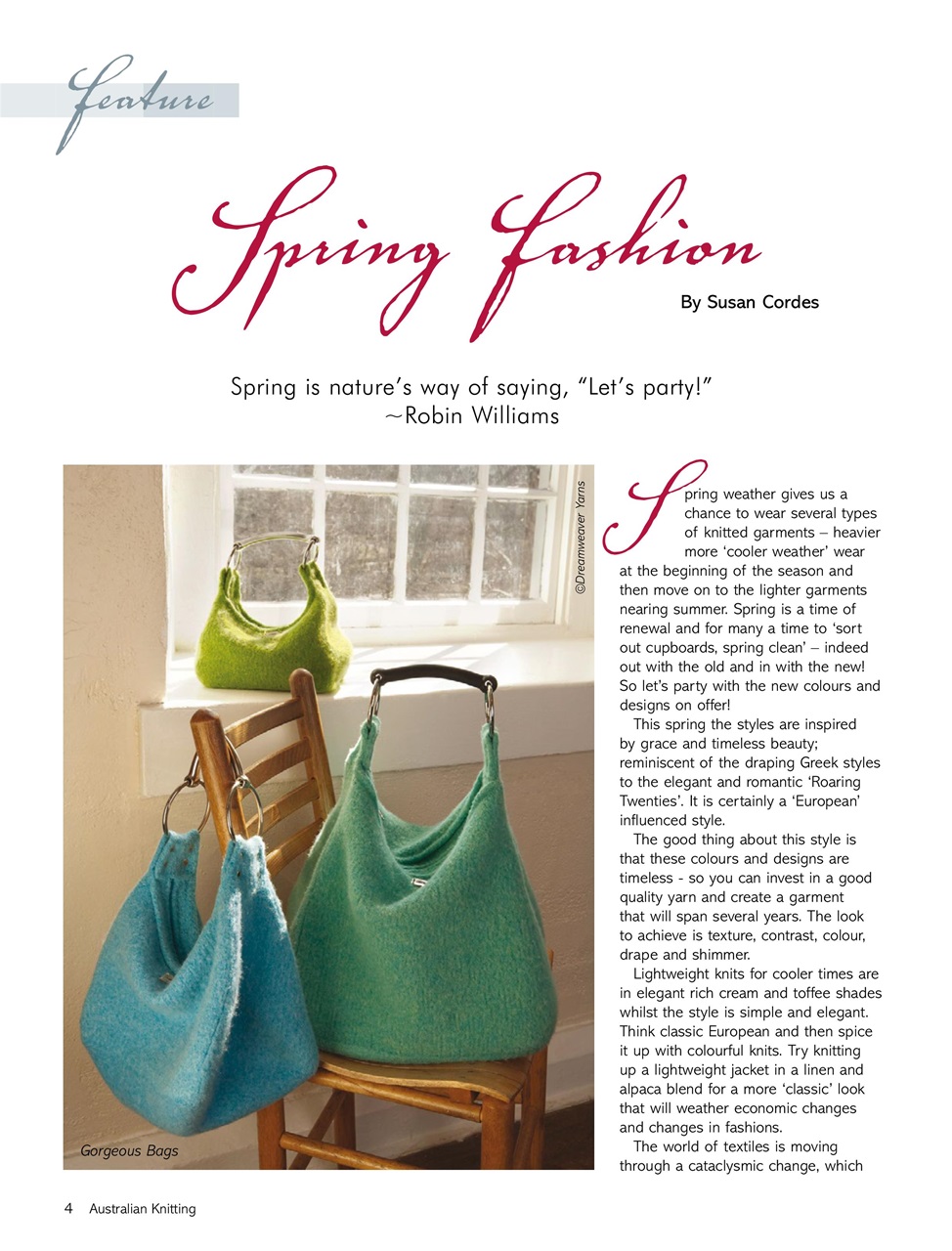 Australian Knitting Preview Pages