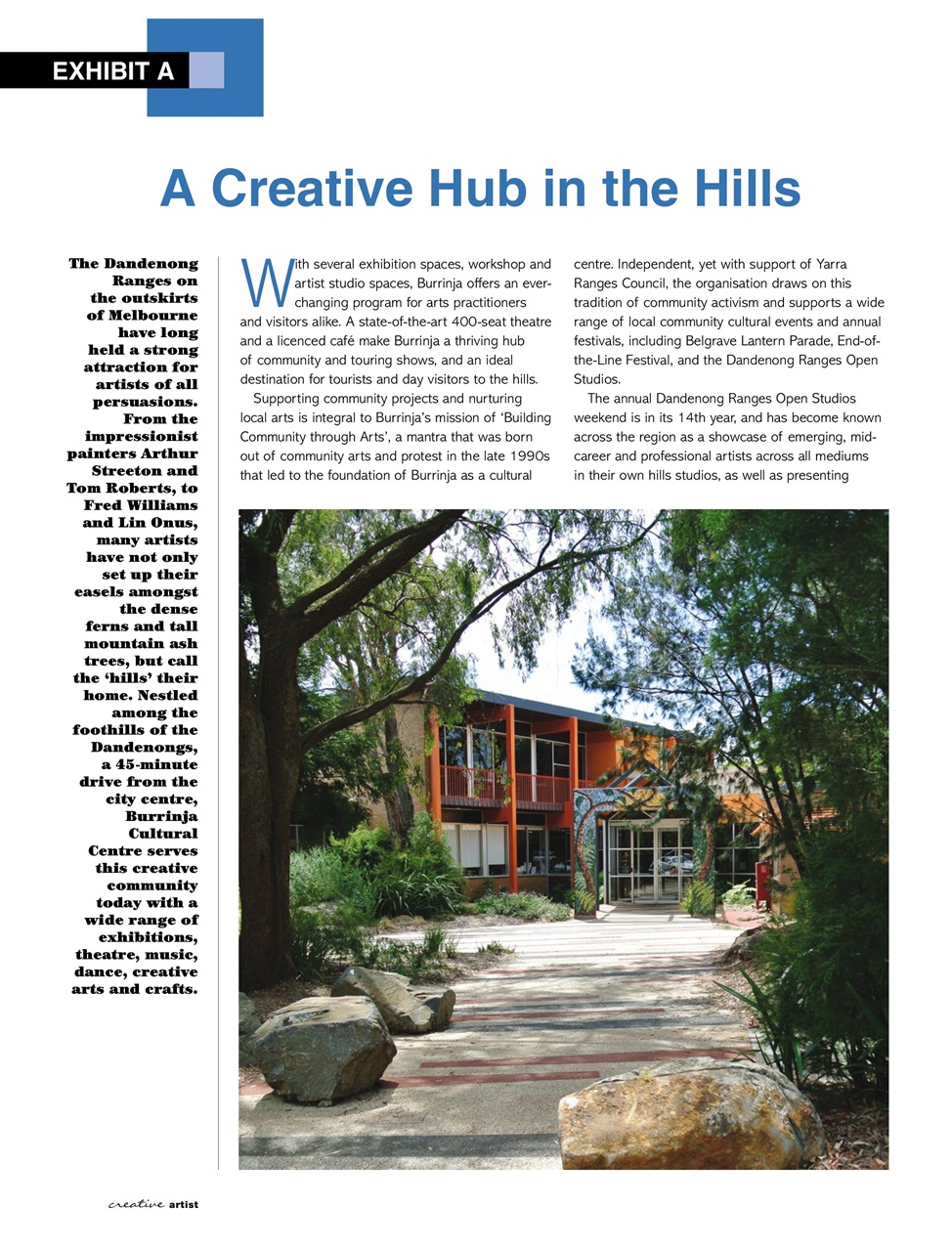 Creative Artist Preview Pages