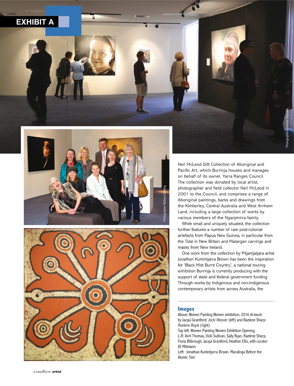 Creative Artist Preview Pages