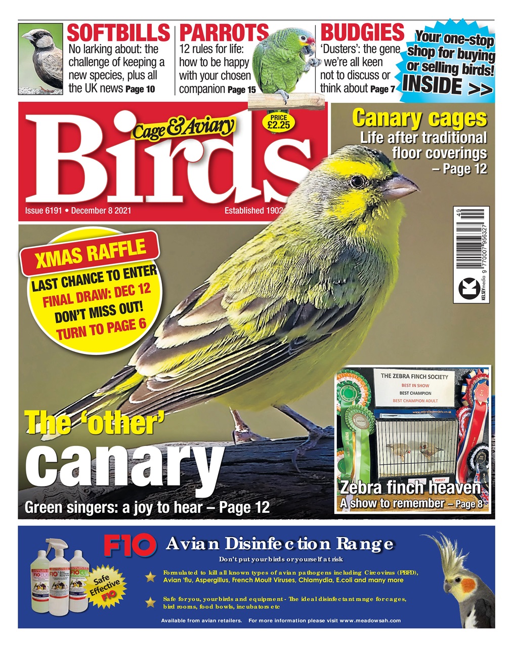 Cage & Aviary Birds Preview Pages