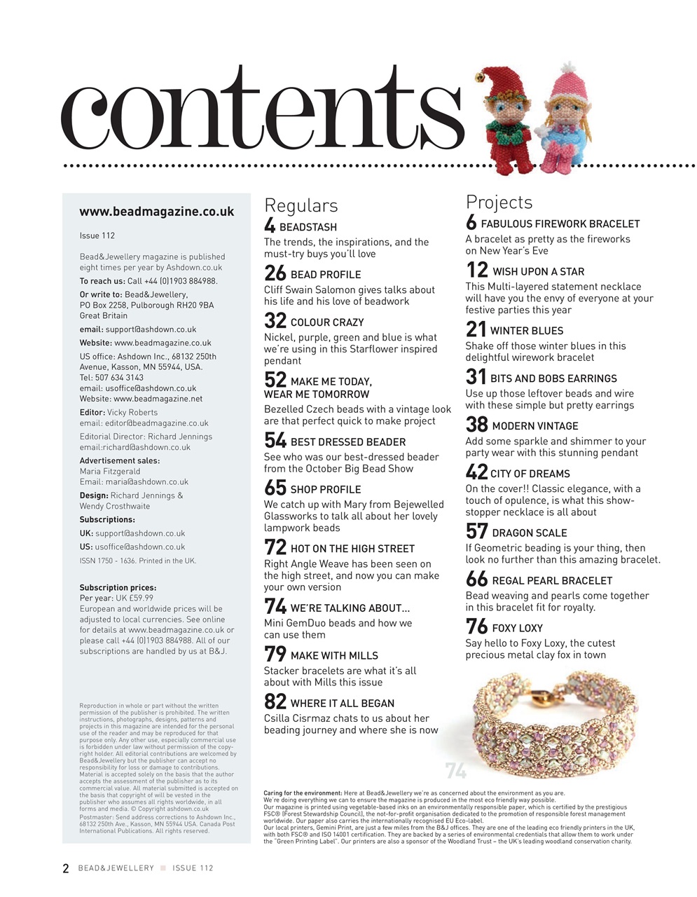 Bead & Jewellery Magazine Preview Pages