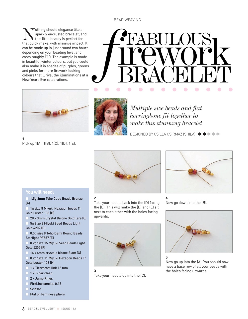 Bead & Jewellery Magazine Preview Pages