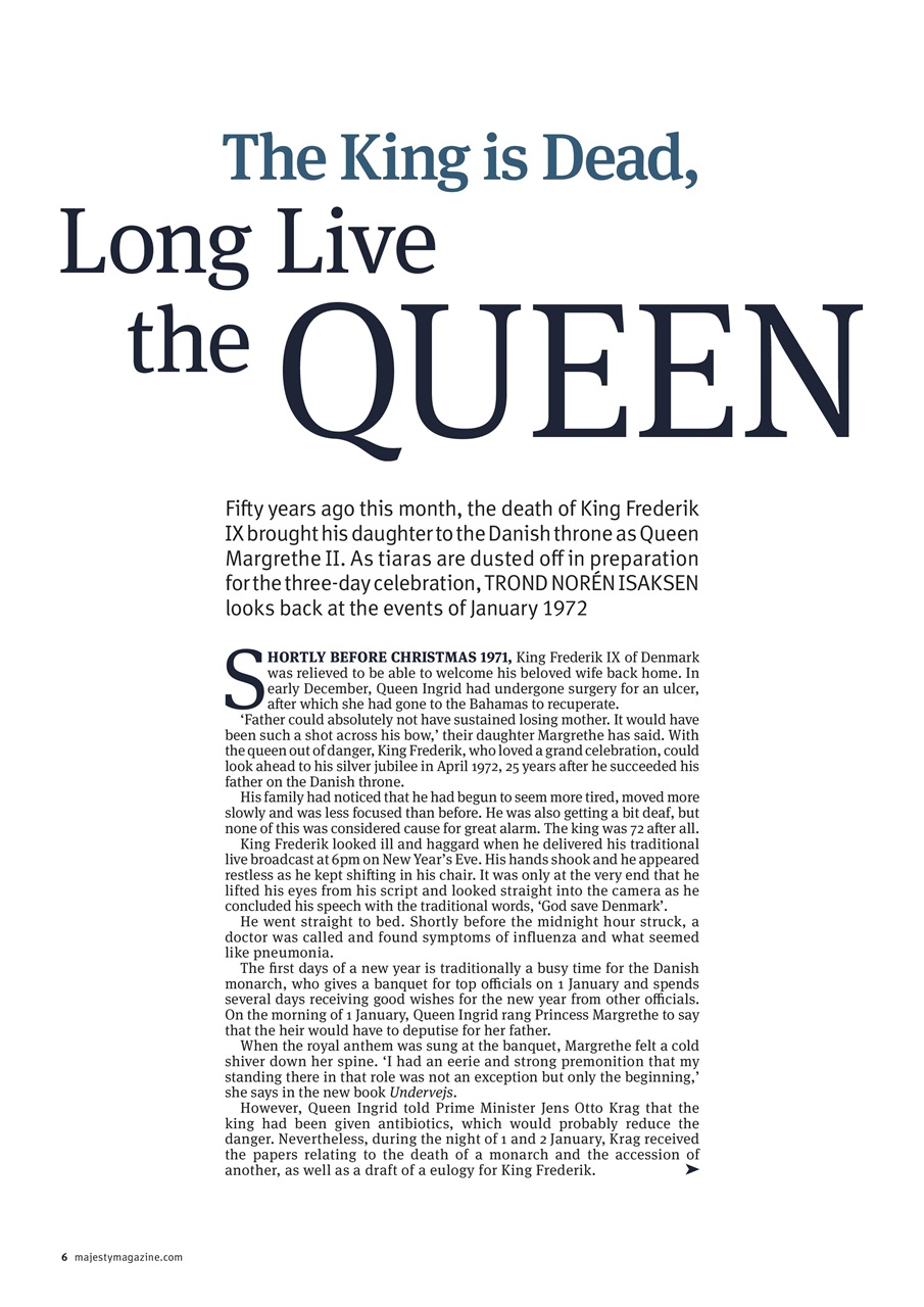Majesty Magazine Preview Pages