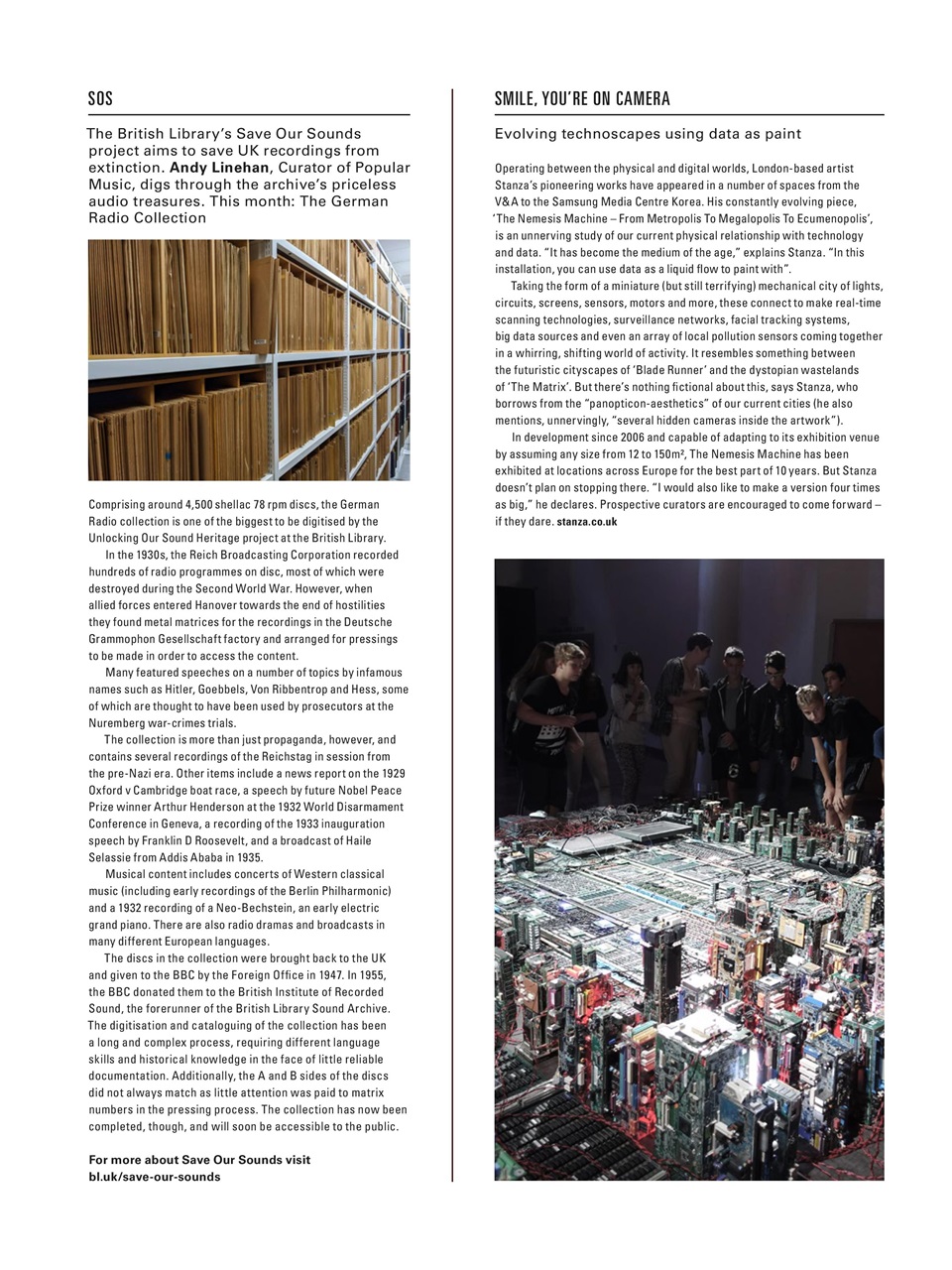 Electronic Sound Preview Pages