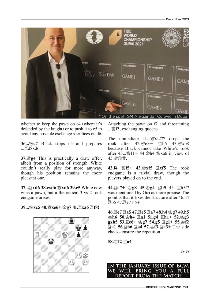 British Chess Magazine Preview Pages