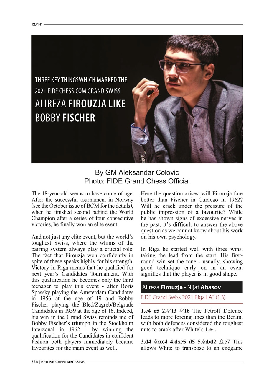 British Chess Magazine Preview Pages