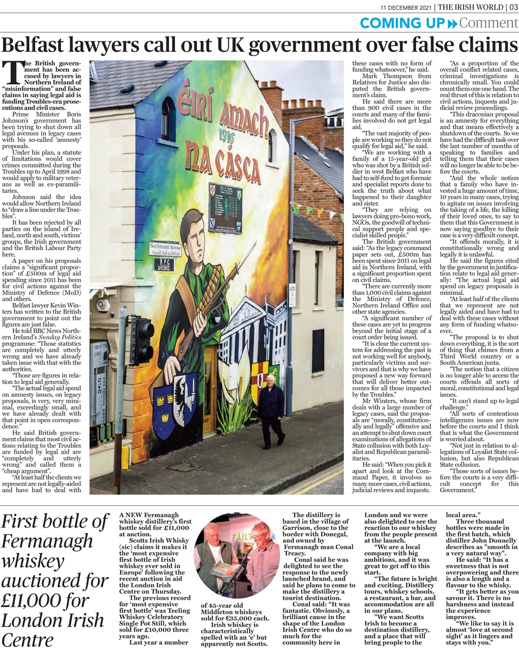 Irish World Preview Pages