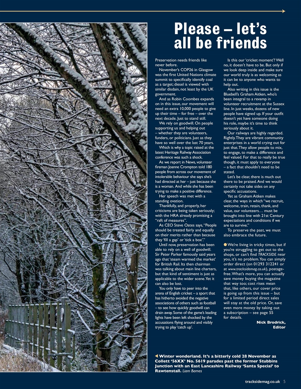 Trackside Preview Pages