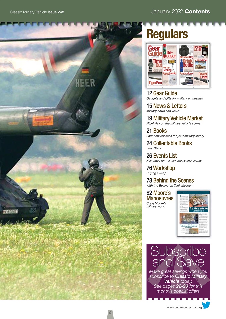 Classic Military Vehicle Preview Pages