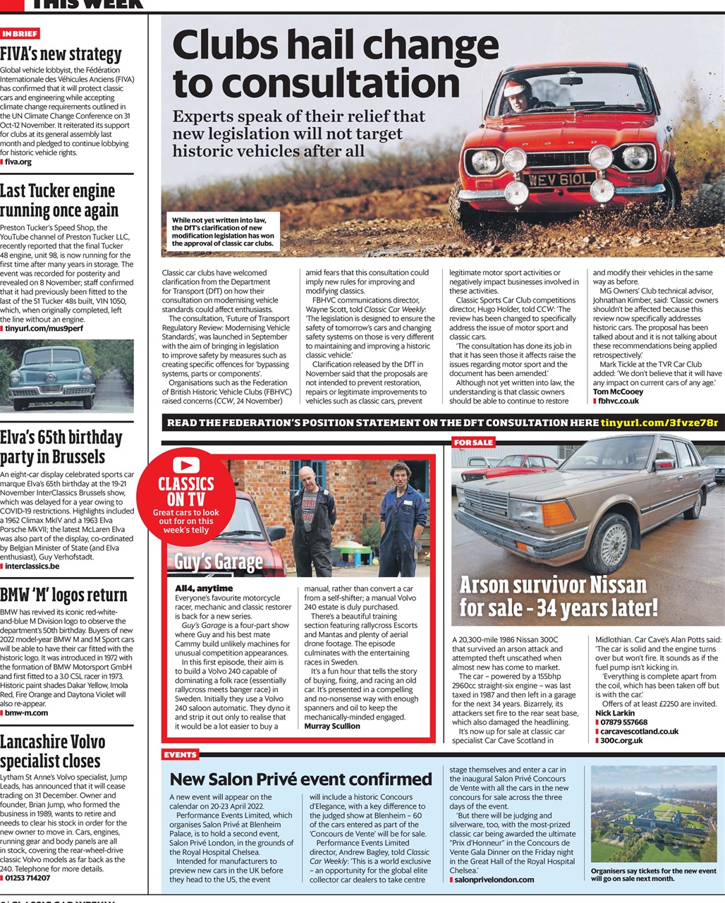 Classic Car Weekly Preview Pages