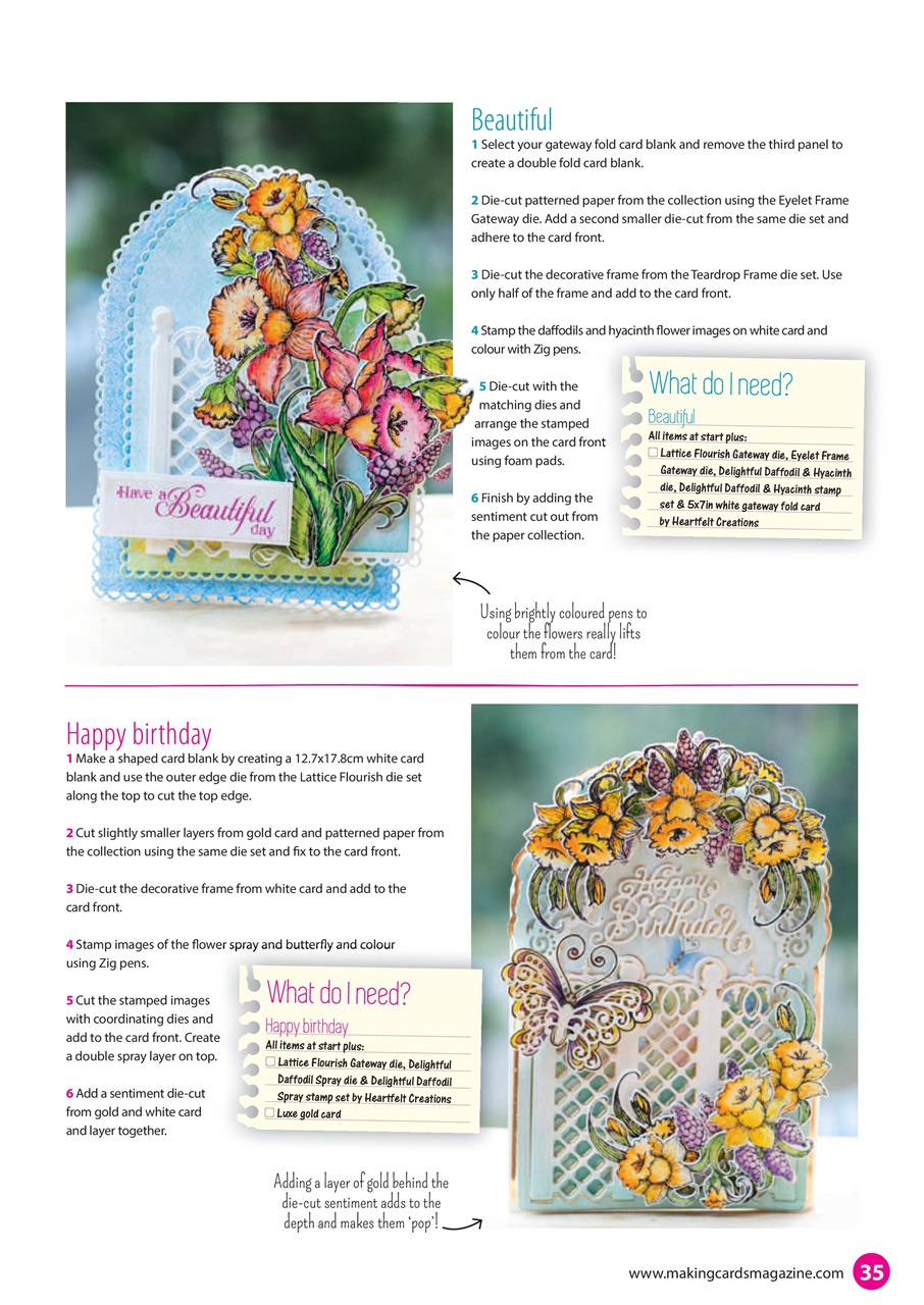 Making Cards & Papercraft Preview Pages