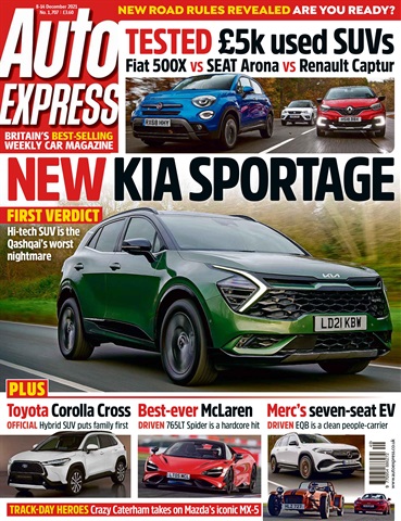 Auto Express issue December 9. 2021