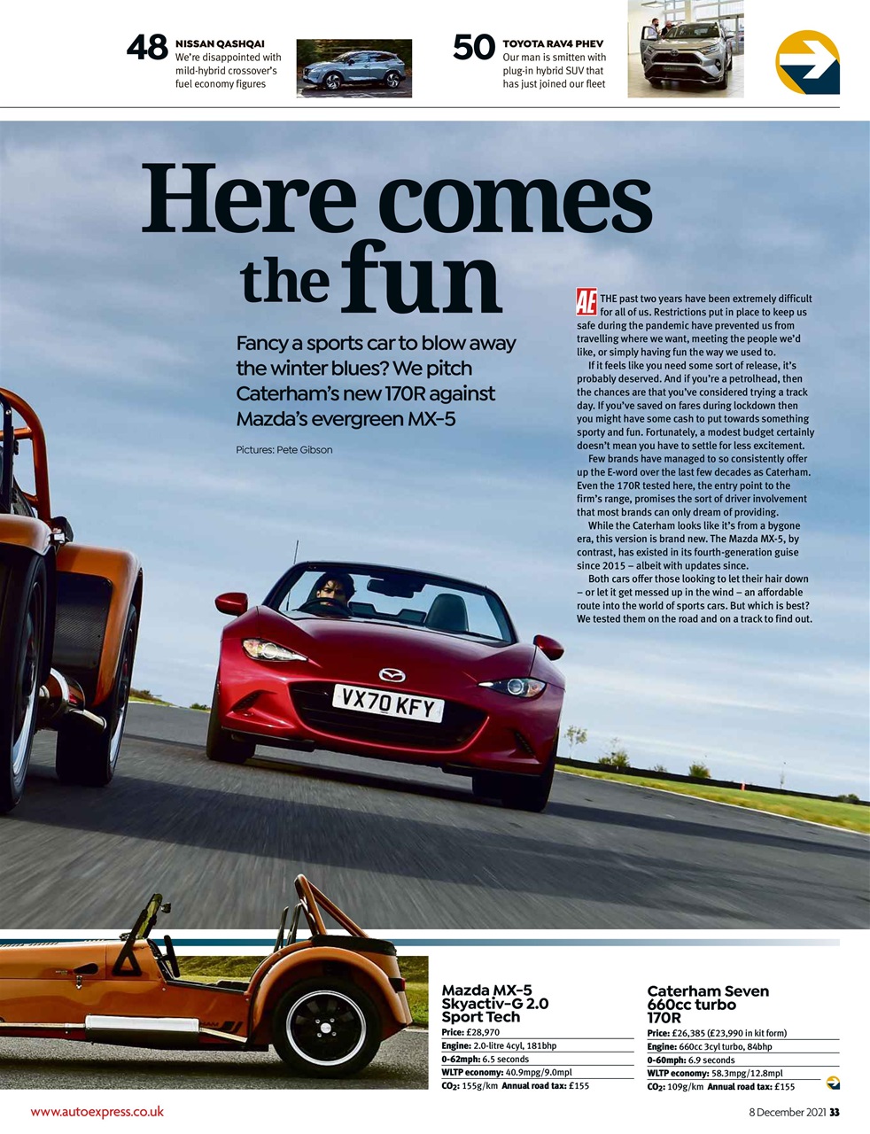 Auto Express Preview Pages