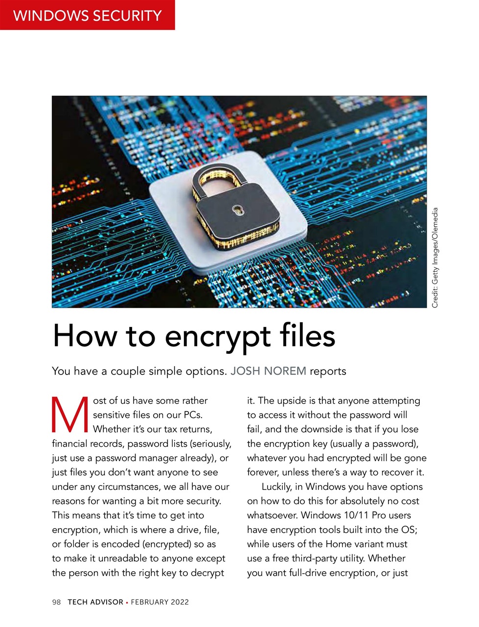 Tech Advisor Preview Pages