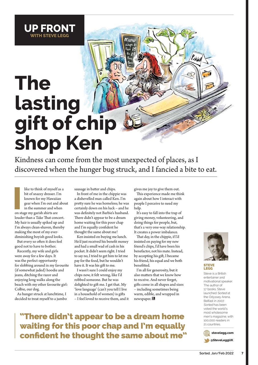 Sorted Magazine – The men's mag with morals Preview Pages