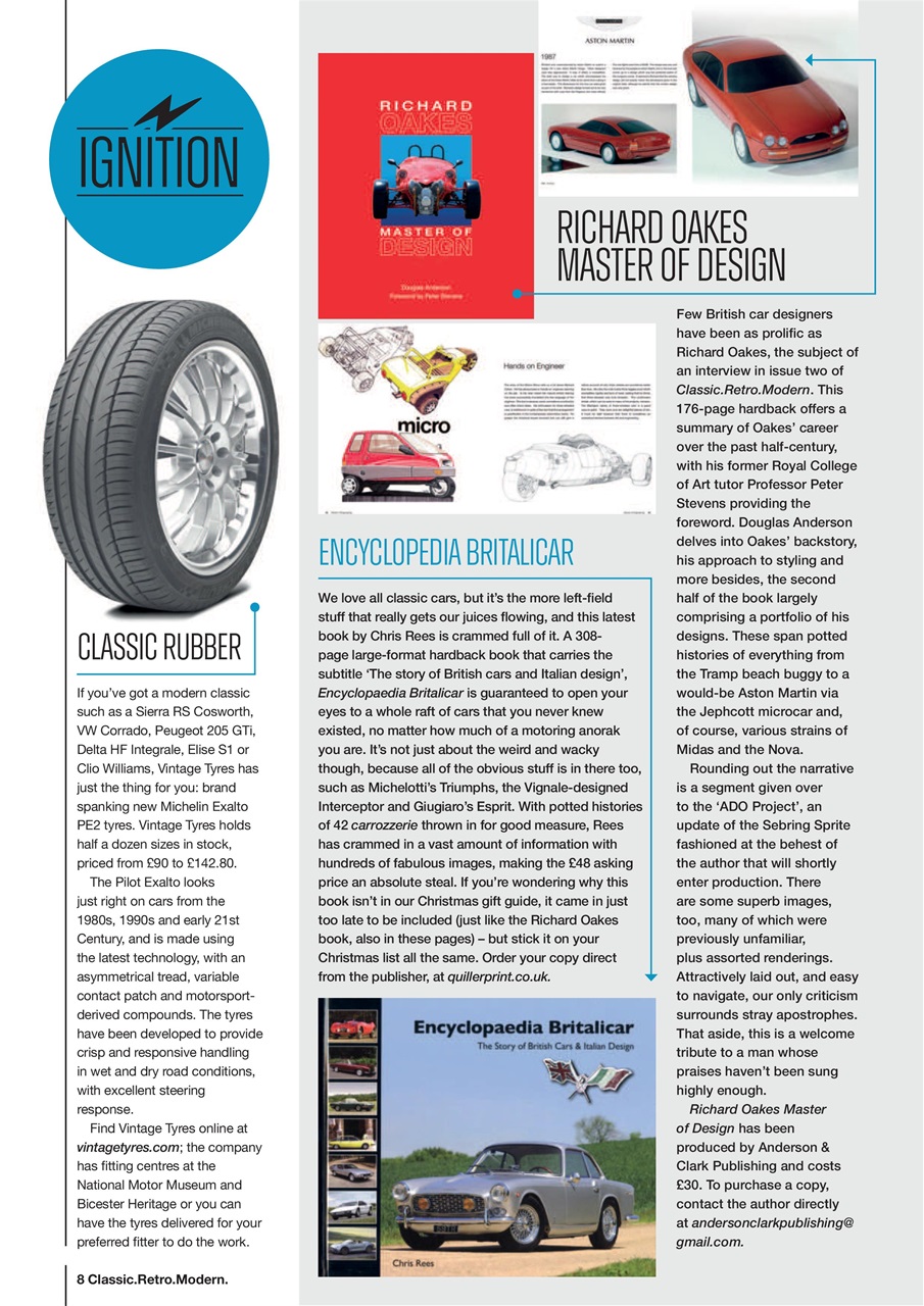 Classic Retro Modern Magazine Preview Pages