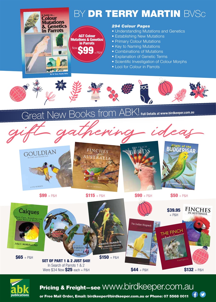 Australian Birdkeeper Magazine Preview Pages