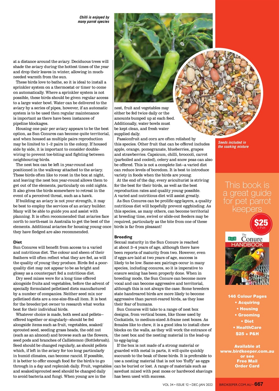 Australian Birdkeeper Magazine Preview Pages