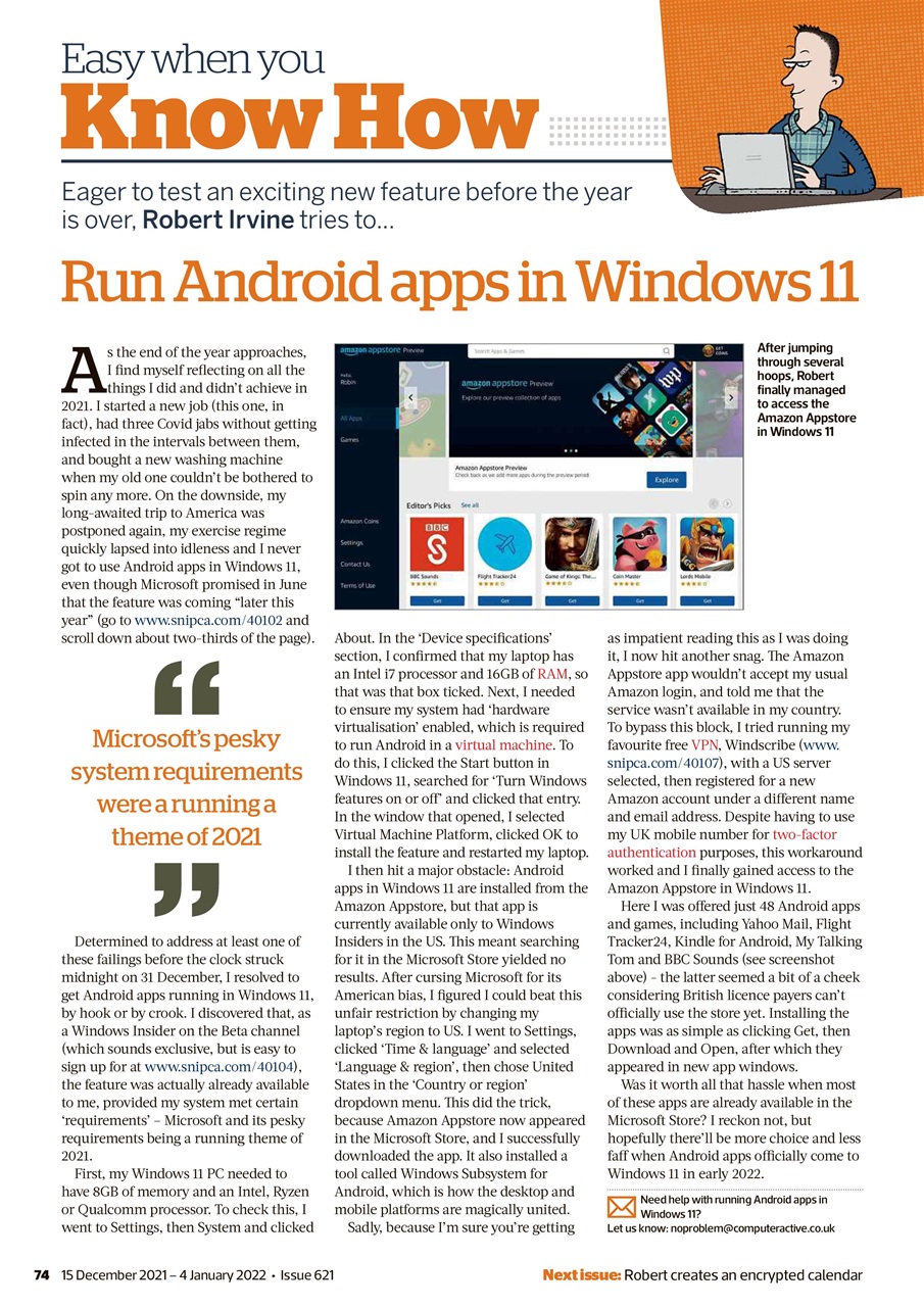 Computer Active Preview Pages