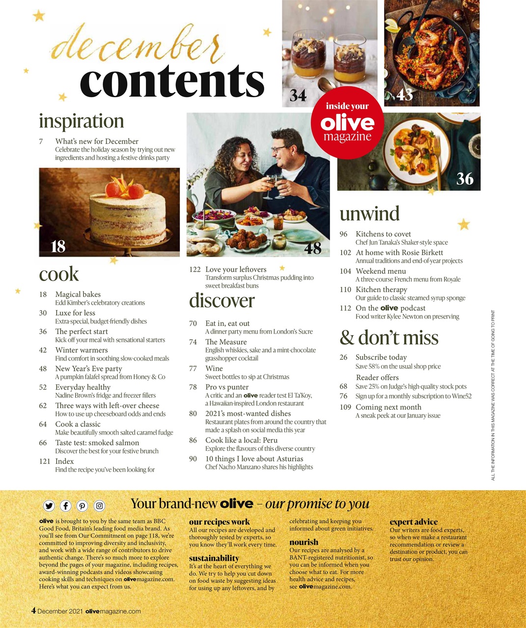 Olive Magazine Preview Pages