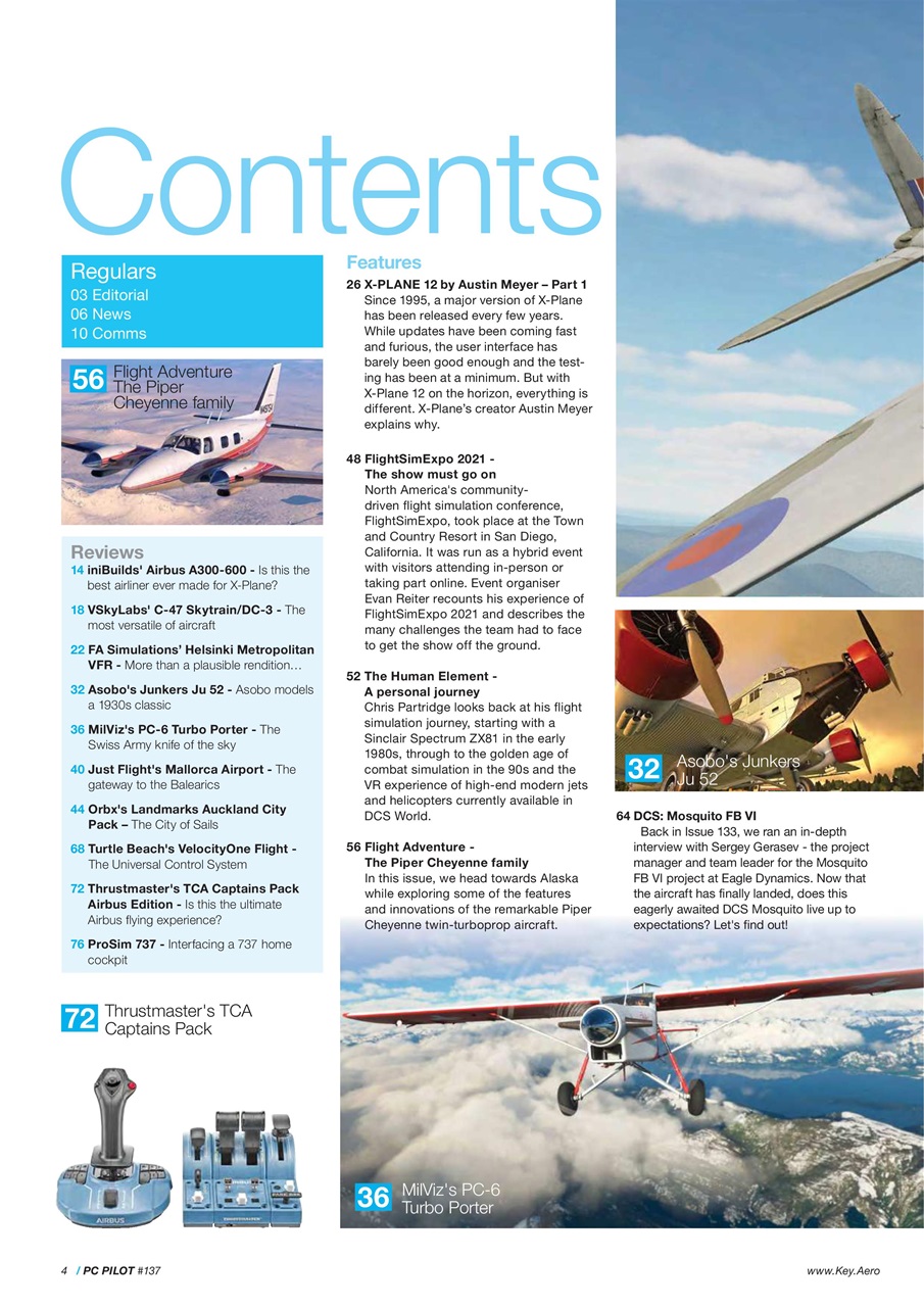 PC Pilot Preview Pages