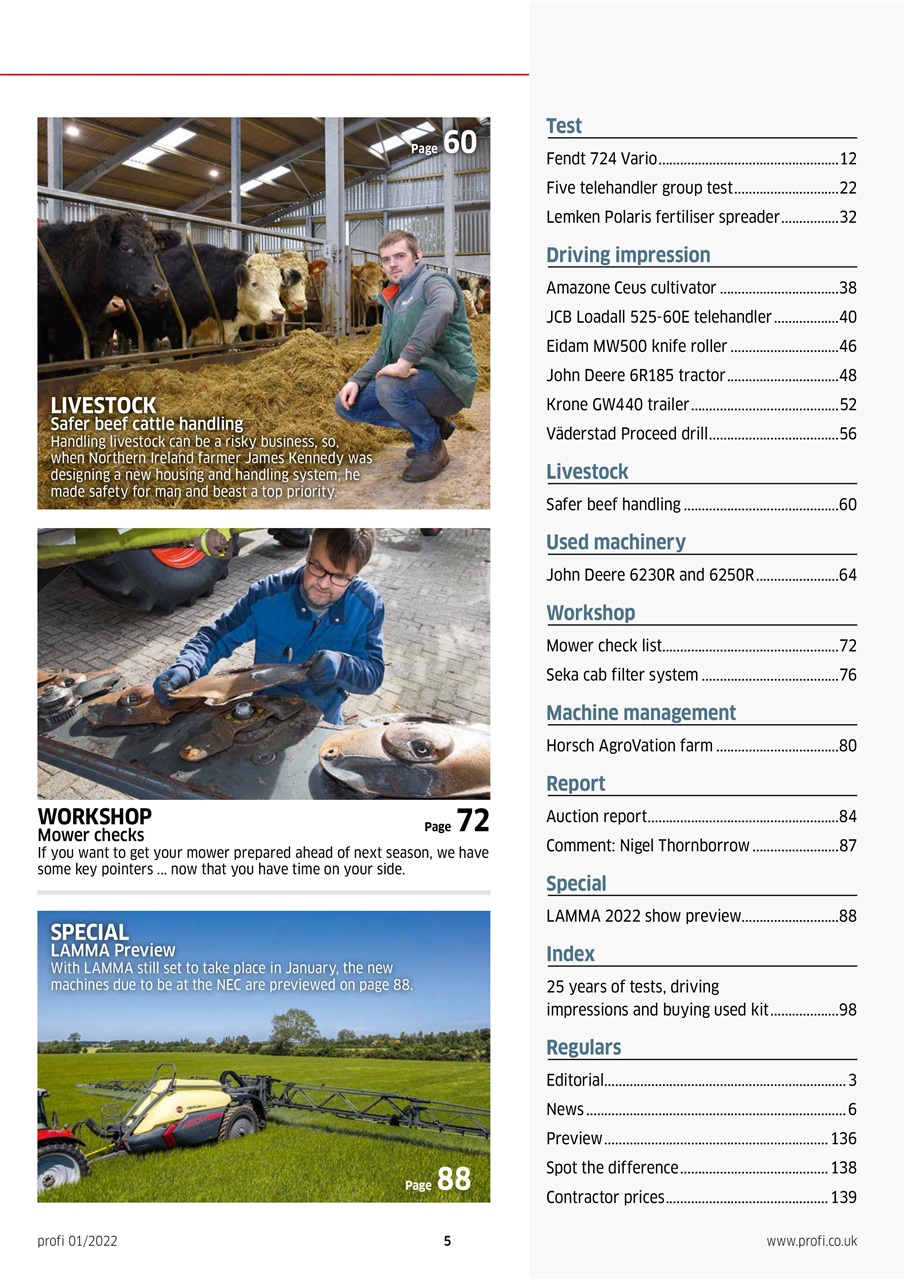 Profi International Preview Pages