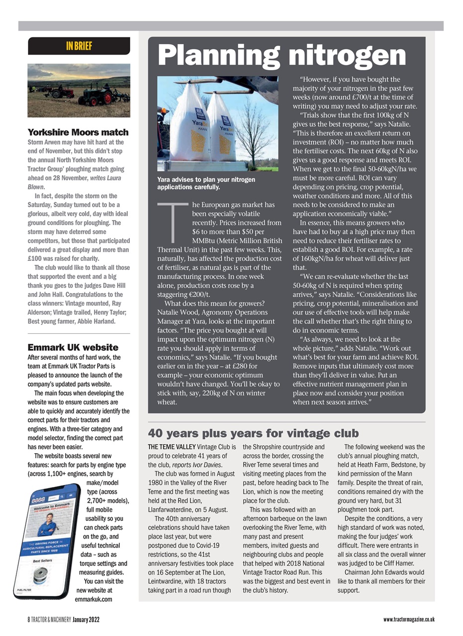 Tractor & Machinery Preview Pages