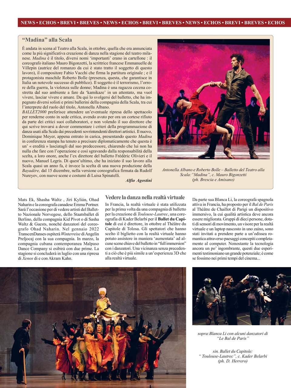 BALLET2000 Edizione Italia Preview Pages