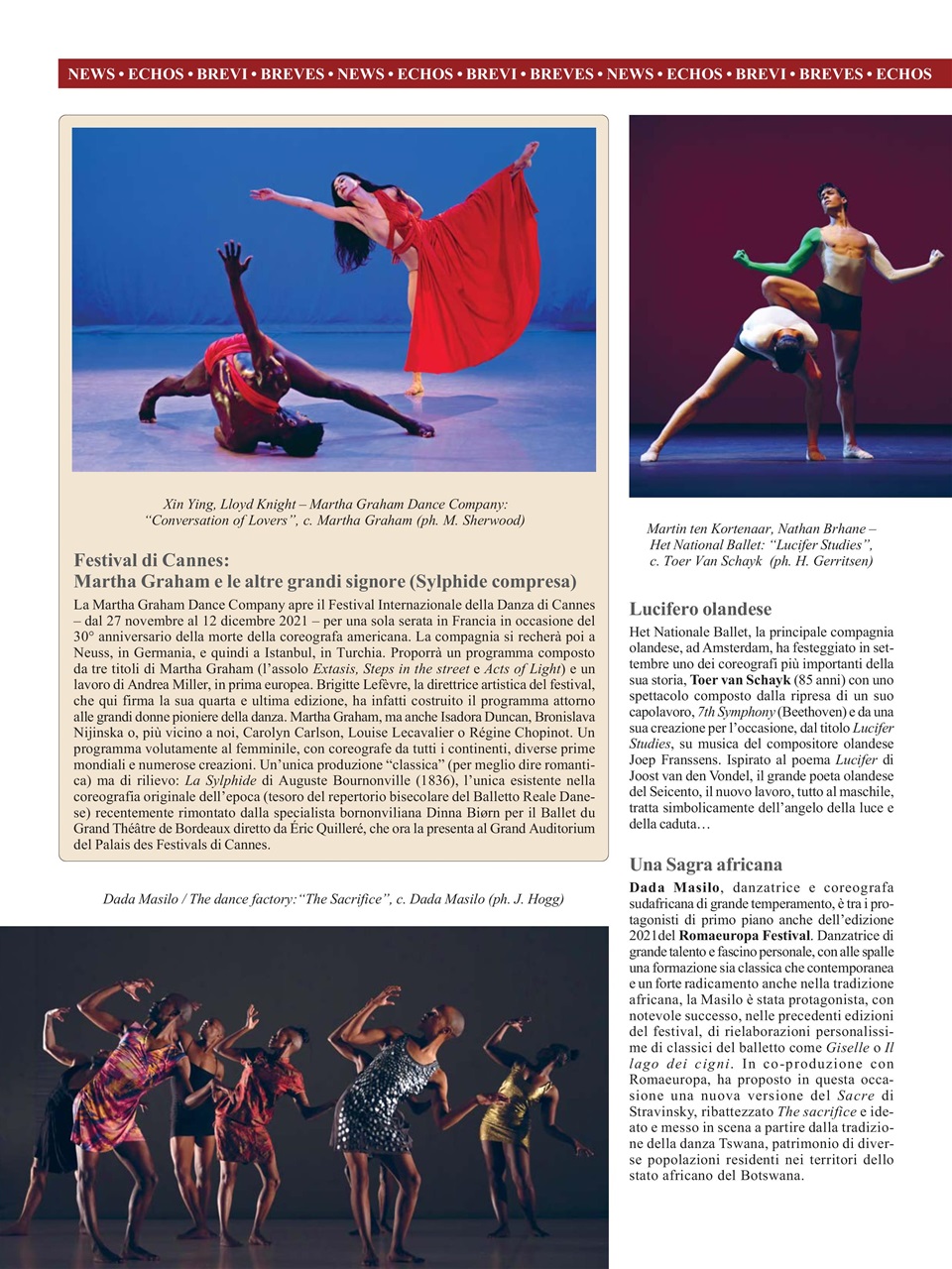 BALLET2000 Edizione Italia Preview Pages
