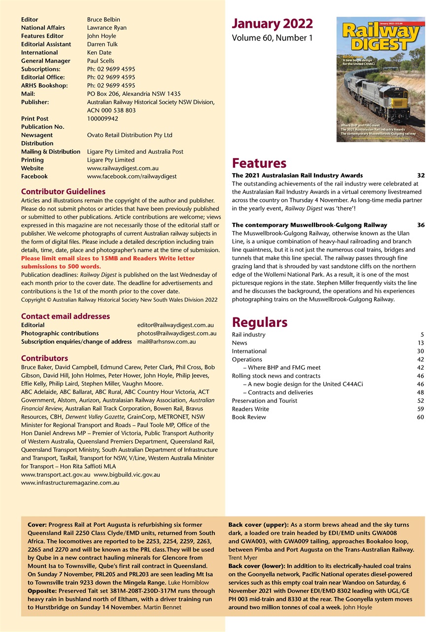 Railway Digest Preview Pages
