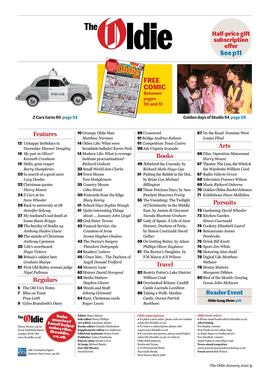 The Oldie Preview Pages