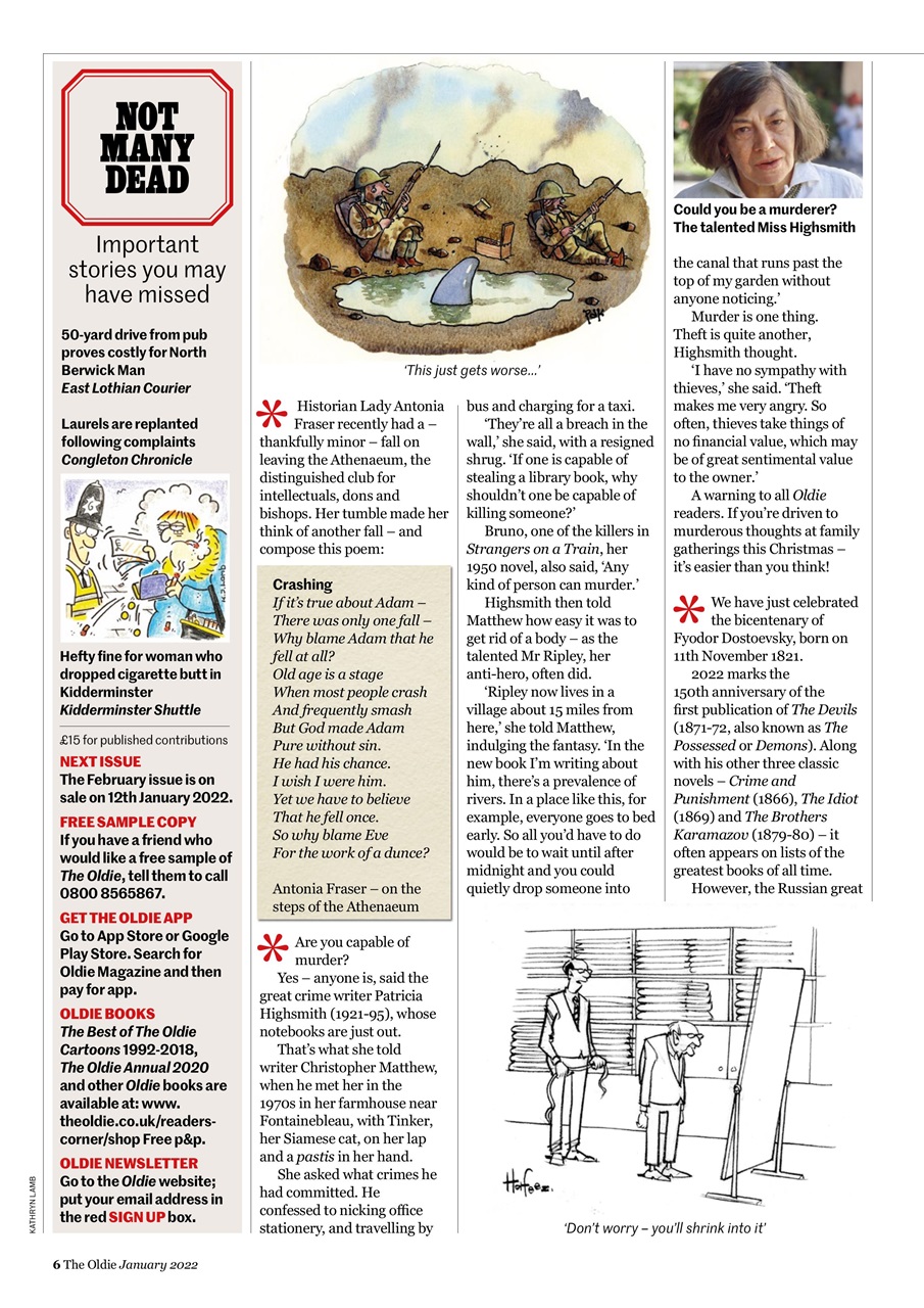 The Oldie Preview Pages