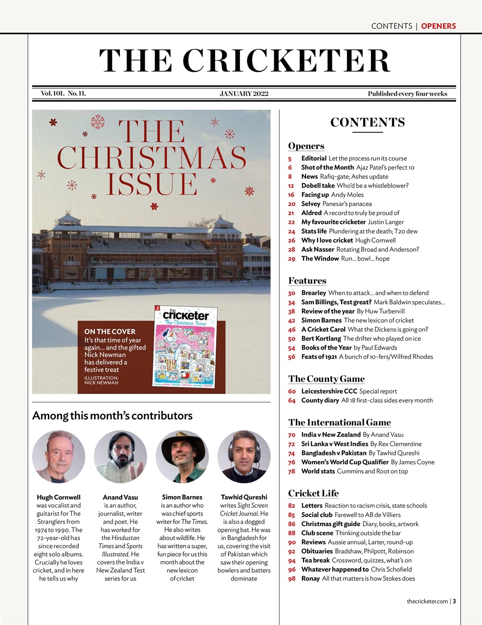 The Cricketer Magazine Preview Pages