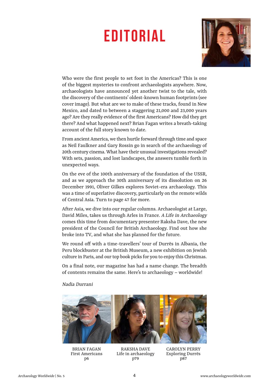 Archaeology Worldwide Preview Pages