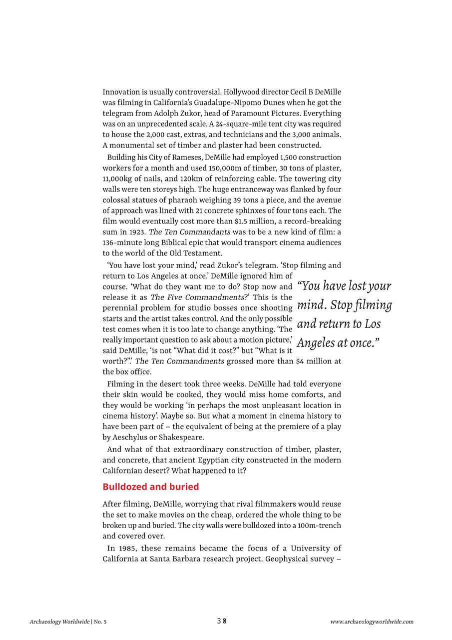 Archaeology Worldwide Preview Pages
