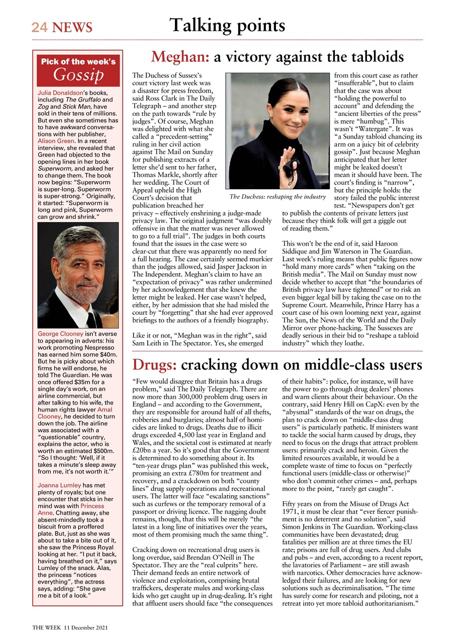 The Week Preview Pages