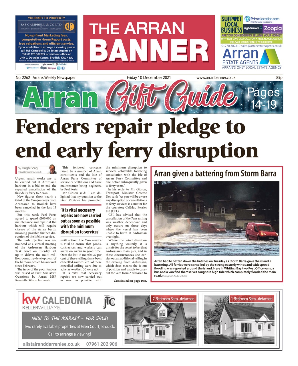 Arran Banner Preview Pages