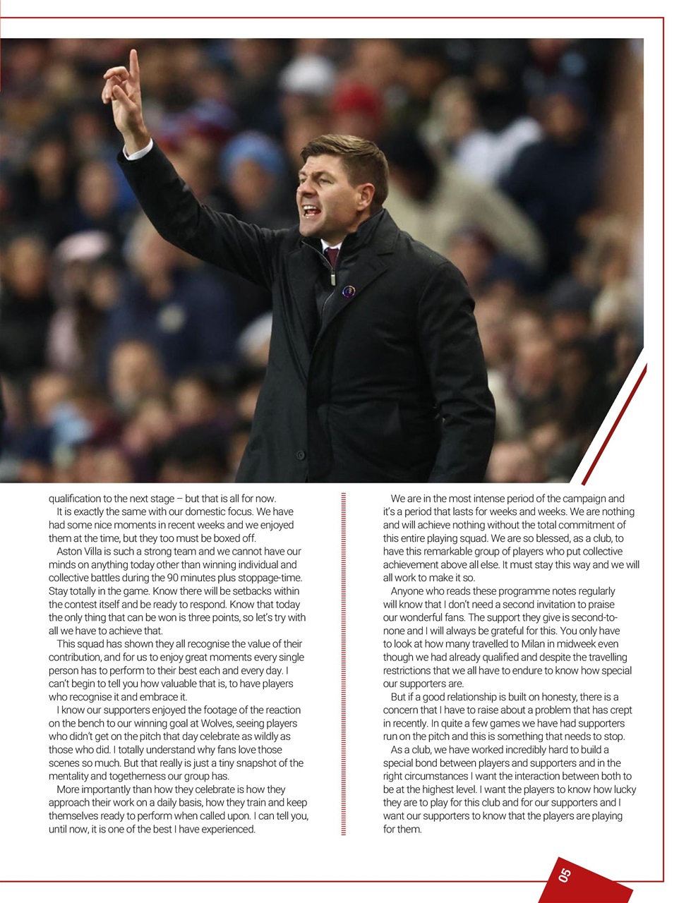 Liverpool FC Programmes Preview Pages