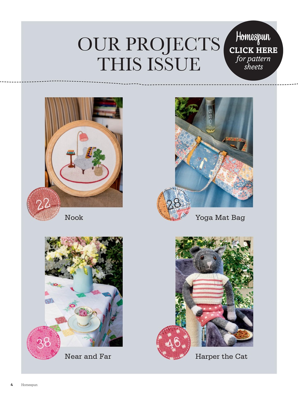 Homespun Preview Pages