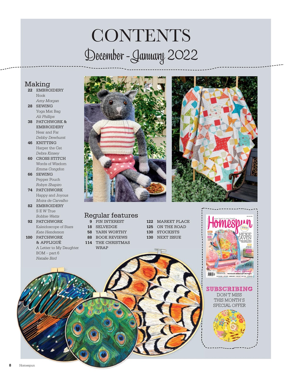 Homespun Preview Pages