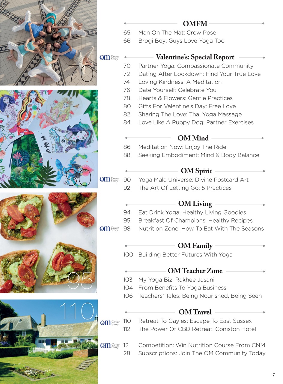 OM Yoga Magazine Preview Pages