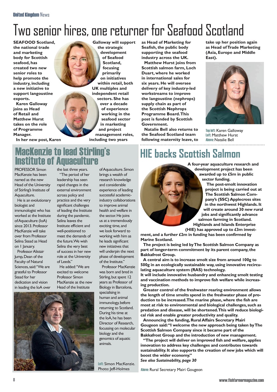 Fish Farmer Magazine Preview Pages