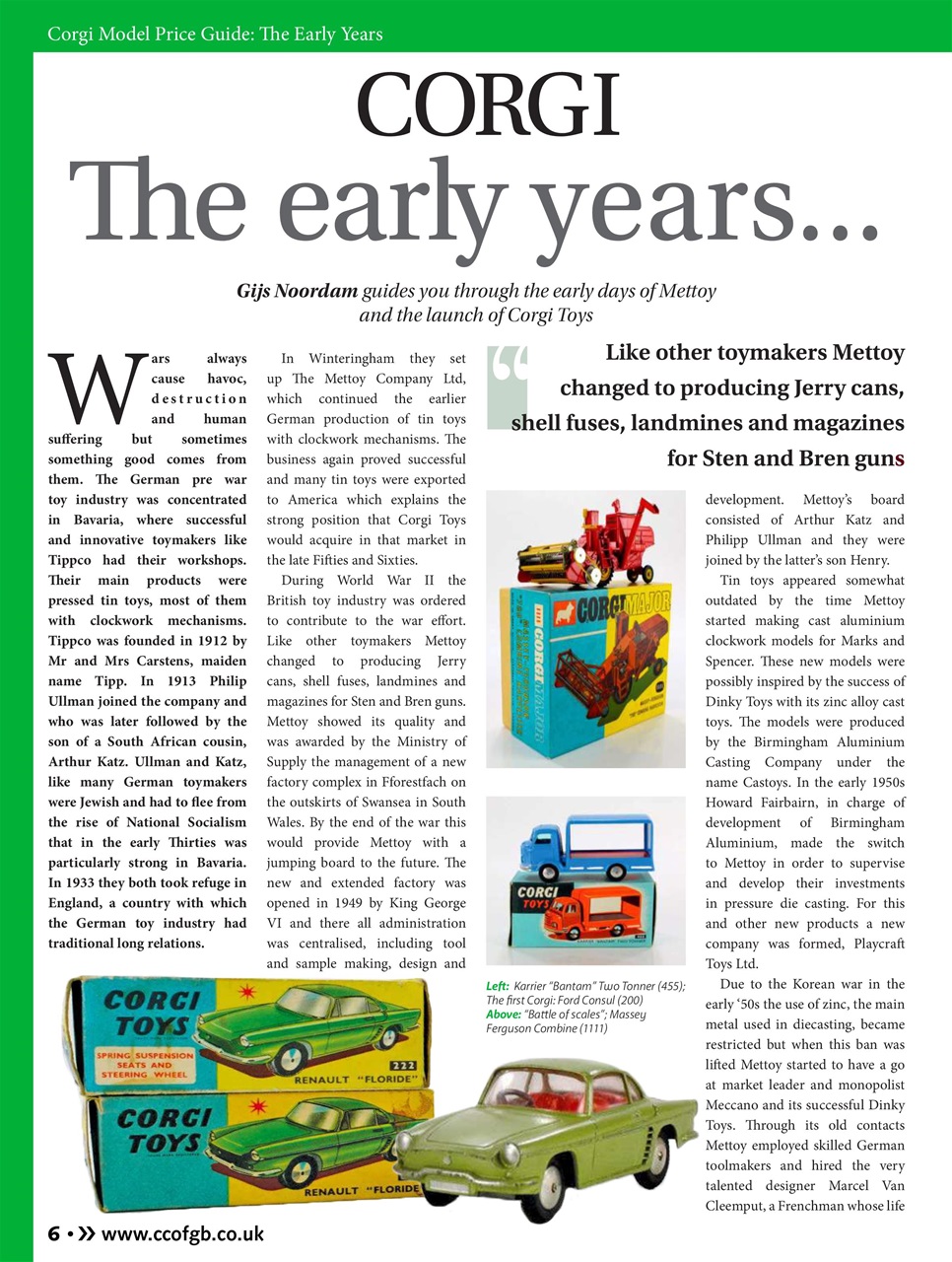 Diecast Collector Preview Pages