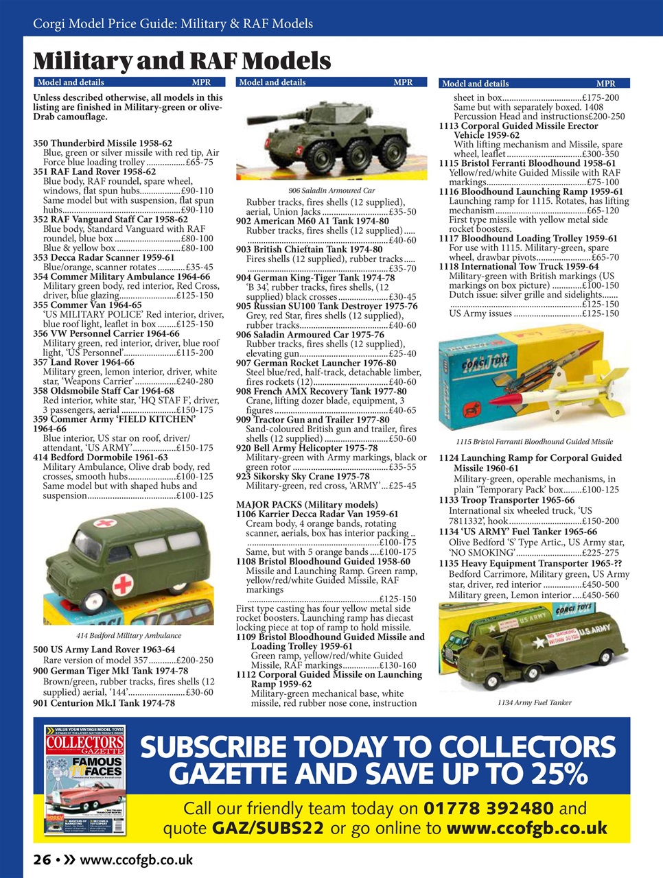 Diecast Collector Preview Pages